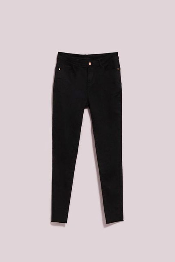 Moodo WOMEN'S JEANS L-JE-4018 BLACK