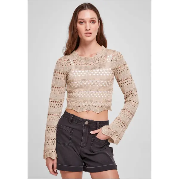 Urban Classics Women's knitted sweater made of soft seagrass