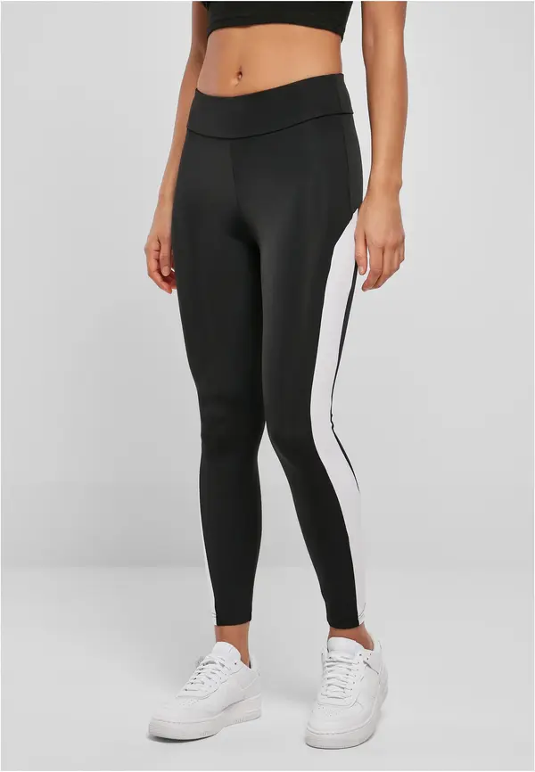 Urban Classics Women's leggings Color Block black/white