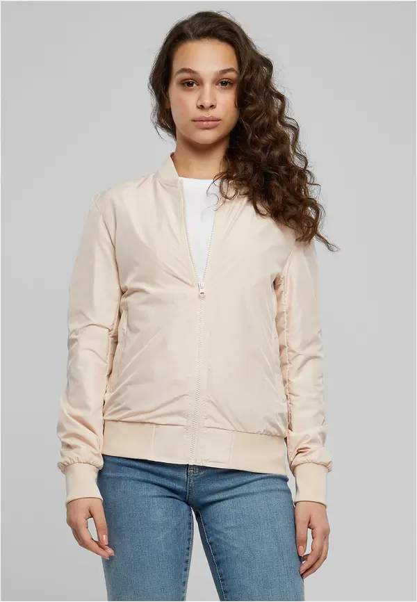 Urban Classics Women's Light Bomber Jacket light pink