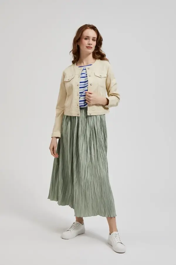 Moodo Women's light jacket MOODO - beige