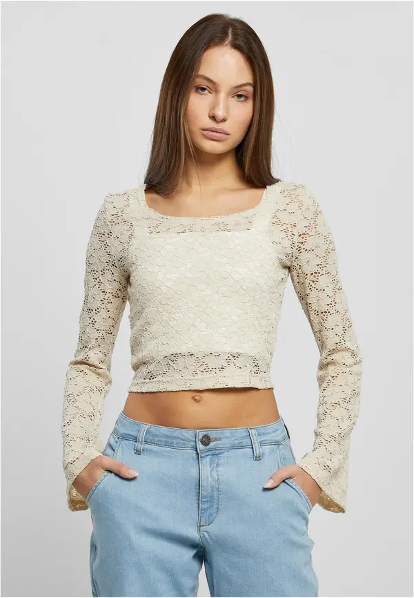 Urban Classics Women's Long Sleeve Soft Grass