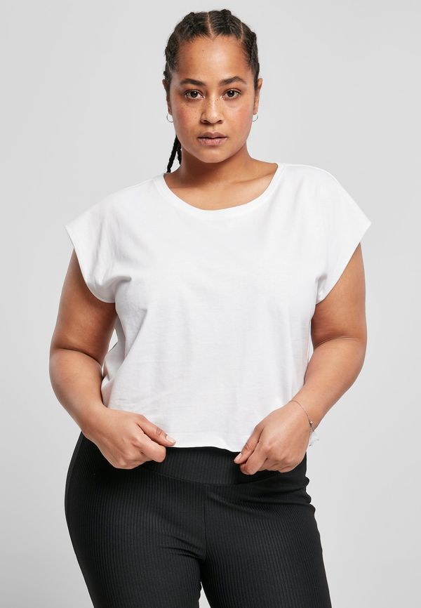 Urban Classics Women's Organic Short T-Shirt White