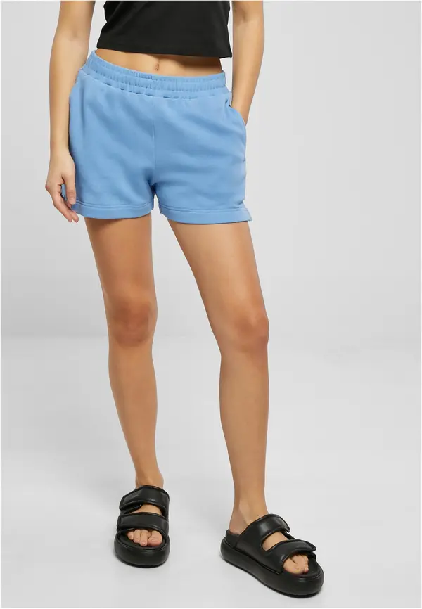 Urban Classics Women's organic terry shorts horizont blue