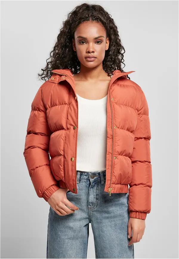 Urban Classics Women's Puffer Jacket Hooded Jacket