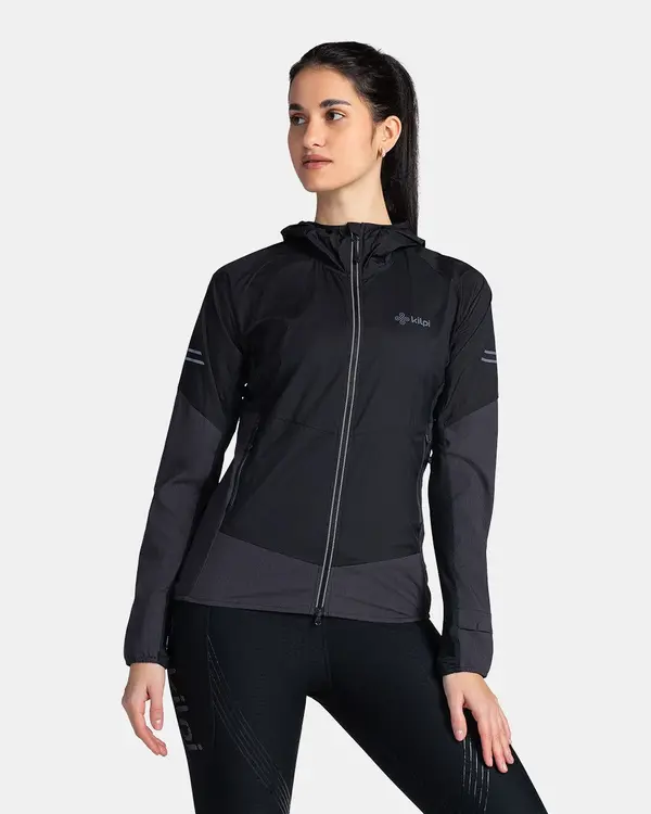 Kilpi Women's running jacket Kilpi RAYEN-W Black