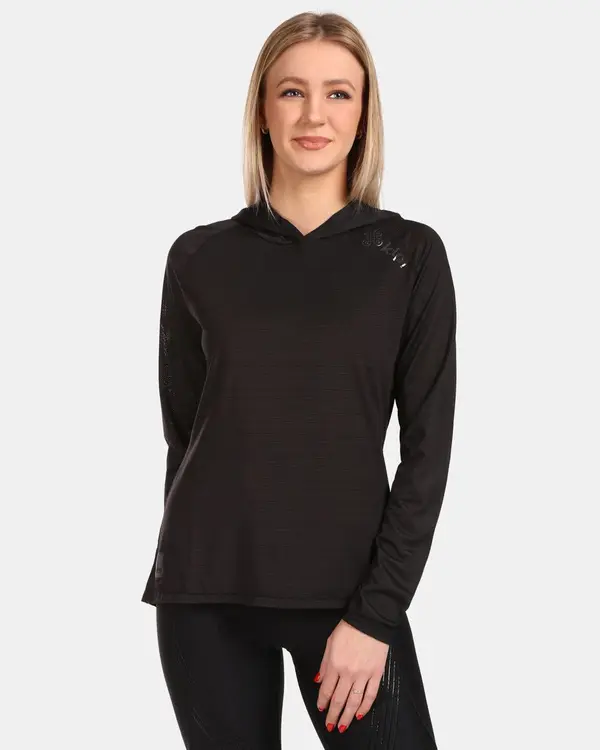 Kilpi Women's running sweatshirt Kilpi AILEEN-W Black