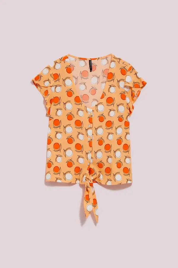 Moodo WOMEN'S SHIRT L-KO-4052 PEACH