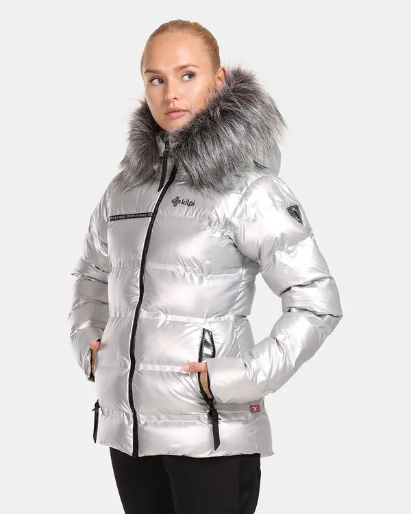 Kilpi Women's ski jacket in silver color Kilpi LTD SIRIUS