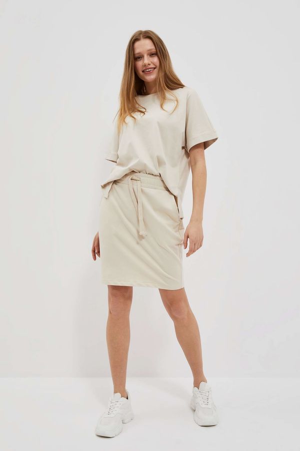 Moodo WOMEN'S SKIRT L-SC-4015 L.Beige