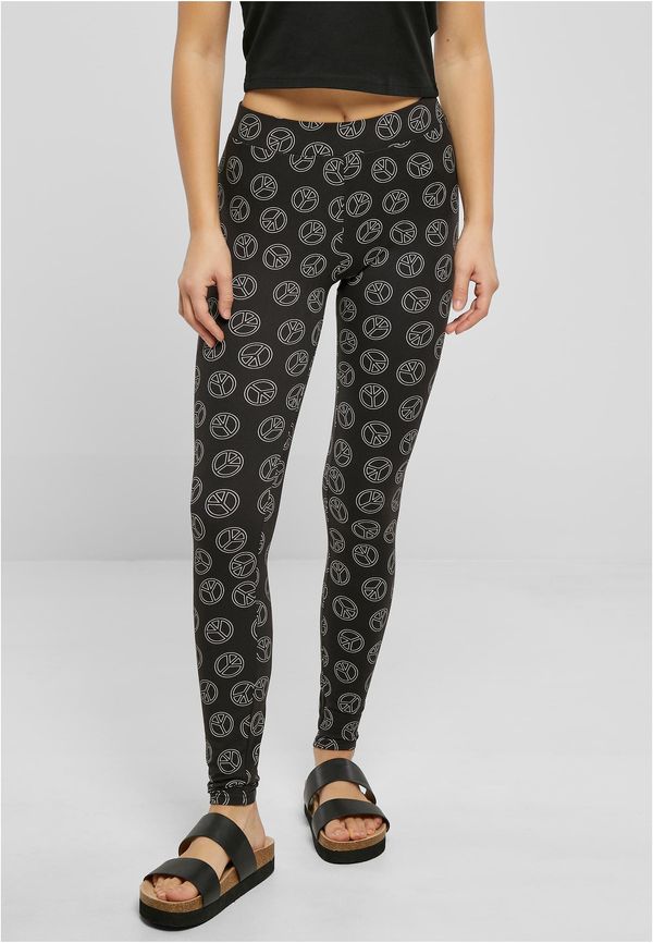UC Ladies Women's soft leggings AOP blackpeace