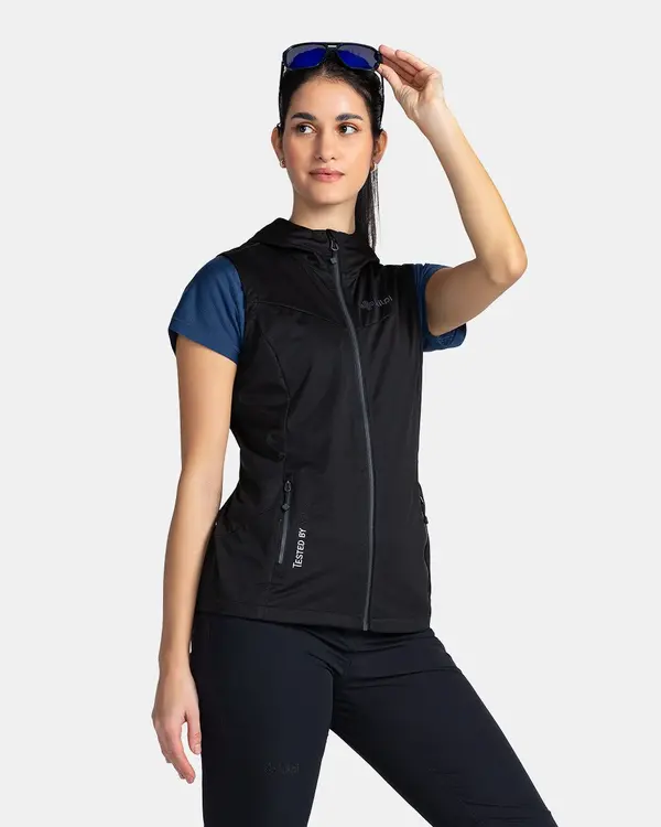 Kilpi Women's softshell vest Kilpi MONILEA-W Black