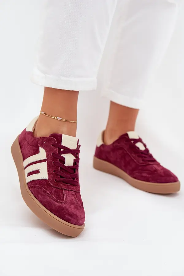 VINCEZA Women's Suede Sneakers Vinceza