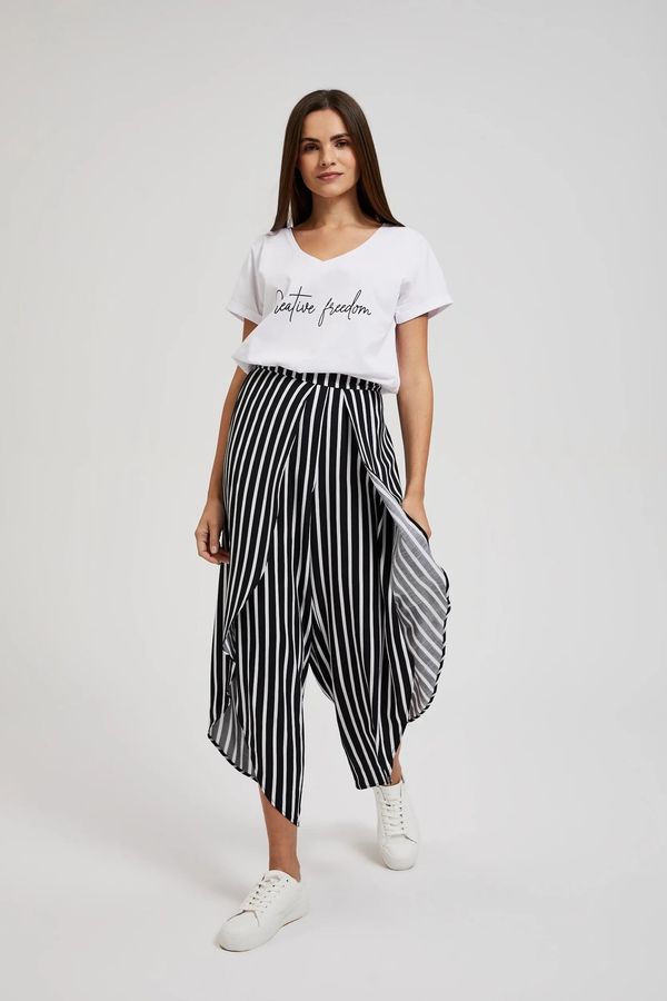 Moodo Women's summer trousers MOODO - black