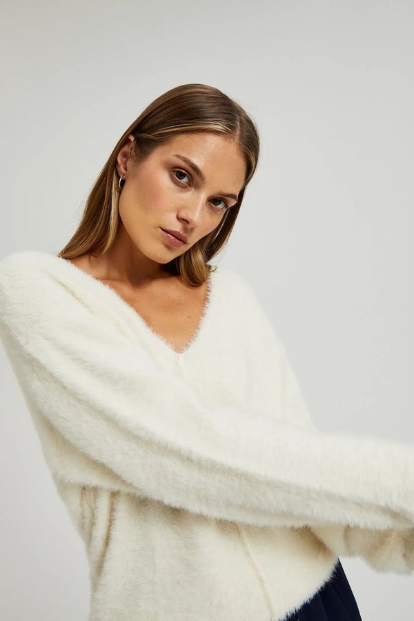 Moodo Women's sweater MOODO - white