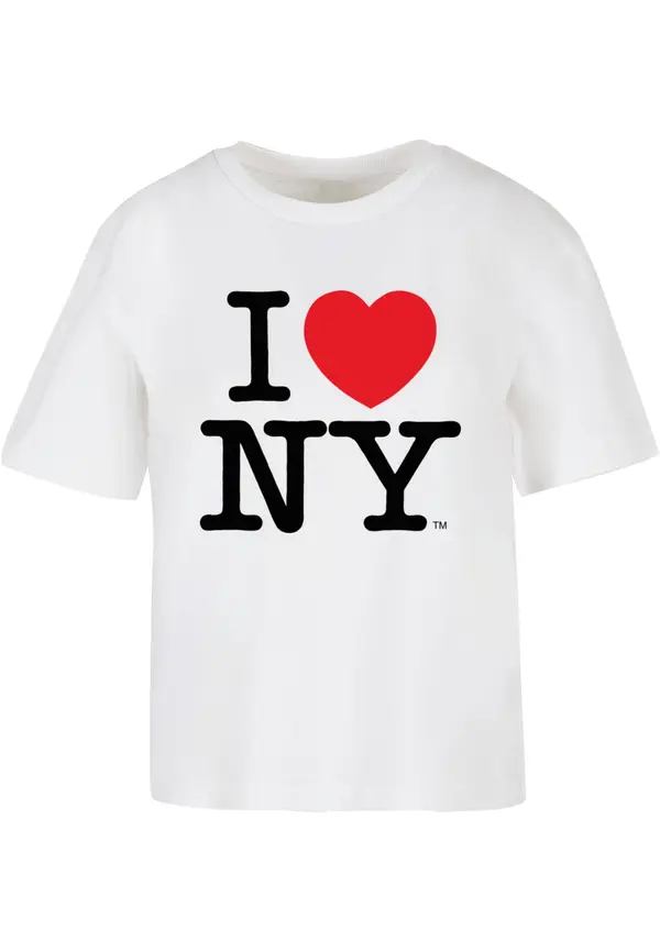 Merchcode Women's T-shirt I Love NY white