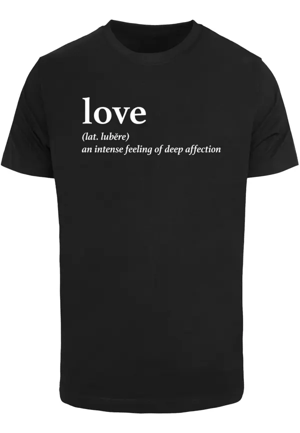 Mister Tee Women's T-shirt Ladies Love Definition black