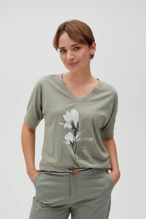 Moodo Women's T-shirt MOODO - olive