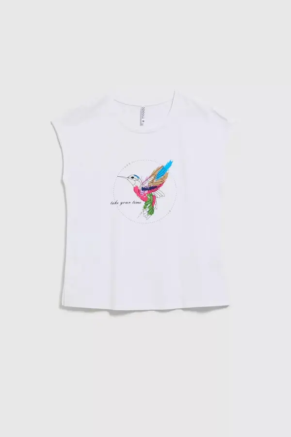 Marisse Women's T-shirt MOODO - white