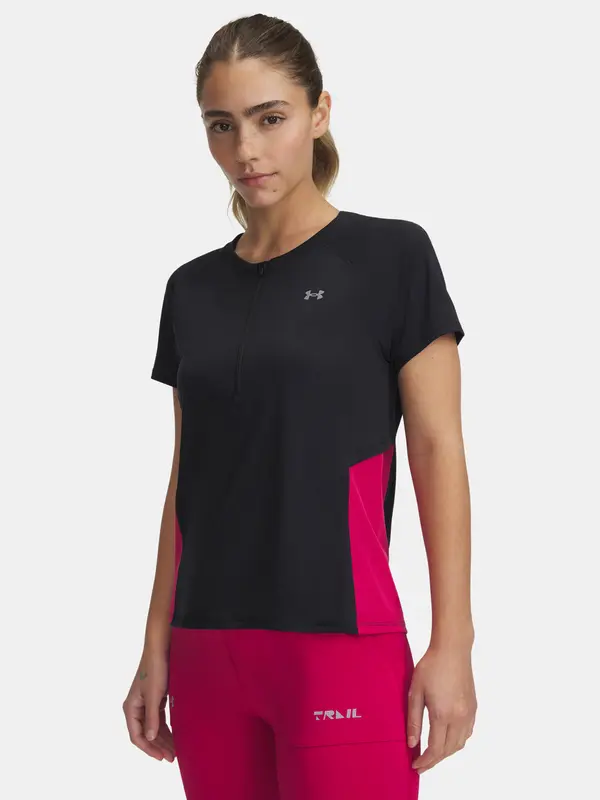 Under Armour Women's T-shirt Under Armour UA Trail Run Zip SS - Women's