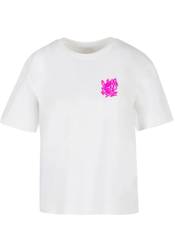 Mister Tee Women's T-shirt with inscription - white