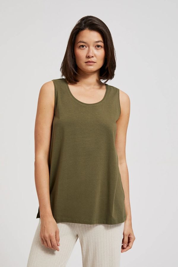 Moodo Women's tank top MOODO - olive
