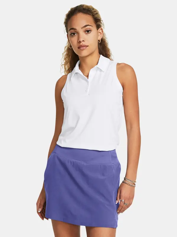Under Armour Women's tank top Under Armour UA Playoff SL Polo-WHT - Women's