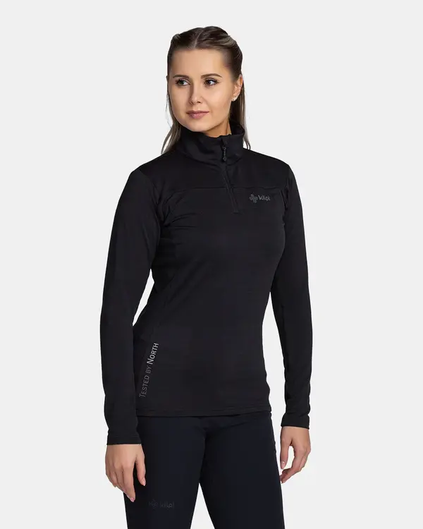 Kilpi Women's technical sweatshirt Kilpi MONTALE-W Black
