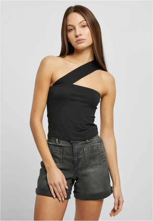 Urban Classics Women's top with one strap in black