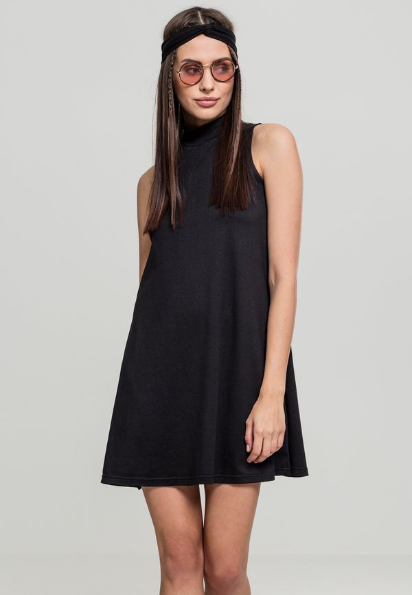 Urban Classics Women's turtleneck dress in black