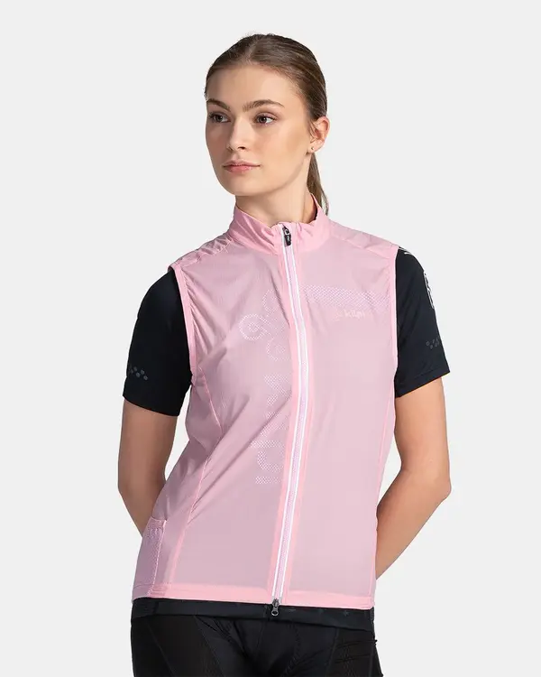 Kilpi Women's ultra light vest Kilpi FLOW-W Light pink