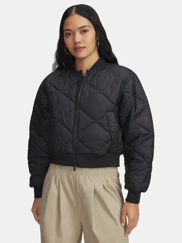 Under Armour Women's Under Armour Heritage Bomber-BLK Jacket - Women's