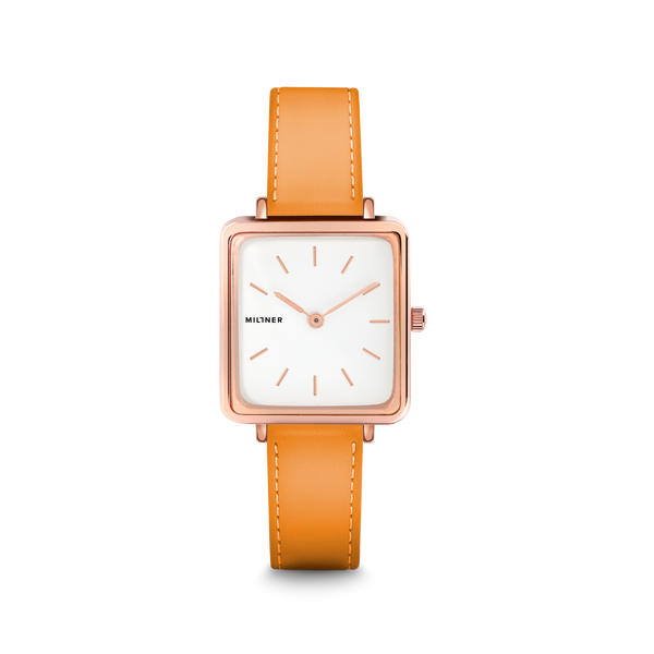 Millner Women's watch with yellow leatherette belt Millner Royal