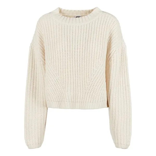 Urban Classics Women's wide oversize sweater whitesand
