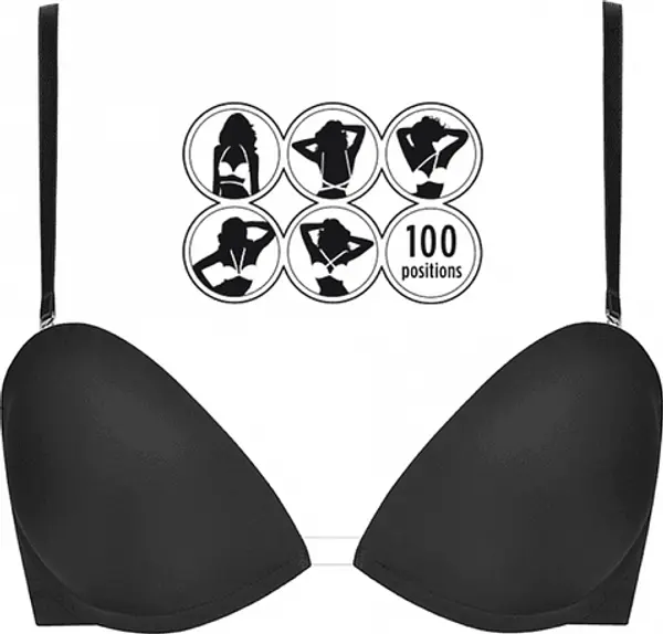 Wonderbra WONDERBRA MULTIWAY BRA - Bra with many strap solutions options - black