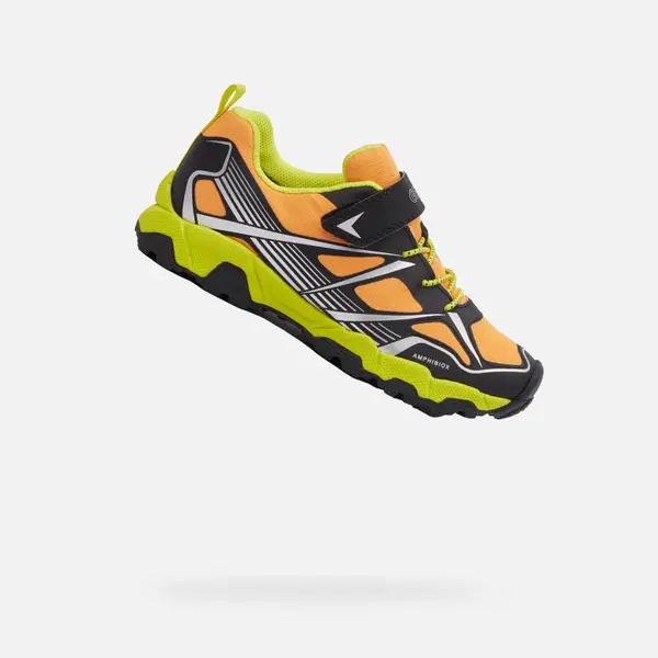 GEOX Yellow boys' sneakers Geox Magnetar B ABX - Boys
