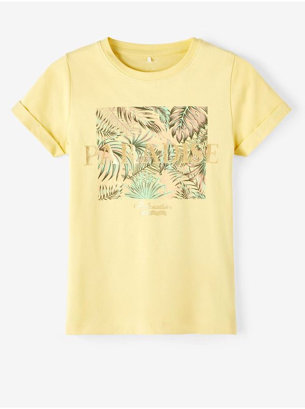 name it Yellow girly T-shirt name it Farina - Girls