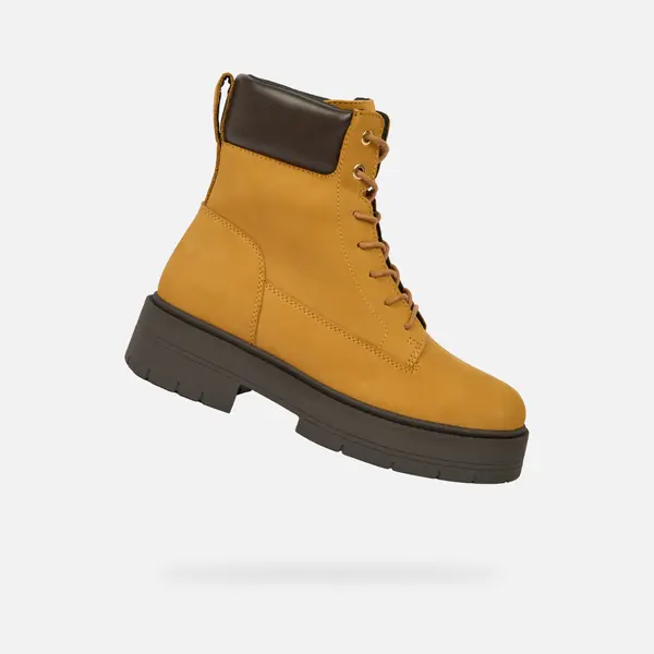 GEOX Yellow Women's Ankle Boots Geox Spherica EC7 - Womens