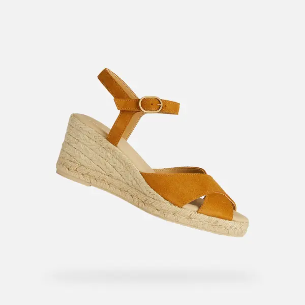 GEOX Yellow women's sandals Geox Gelsa Low - Women's