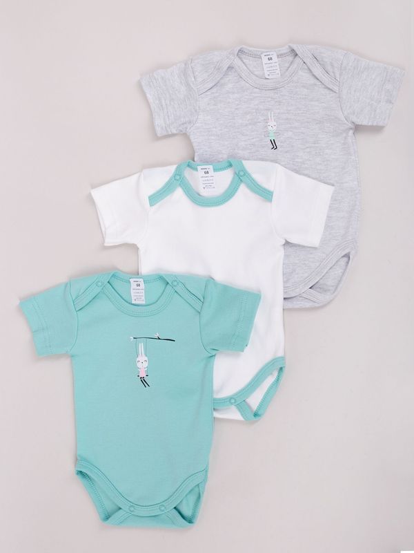 Yoclub Yoclub Kids's Bodysuits With Bunnies 3-Pack BOD-0504G-A33K