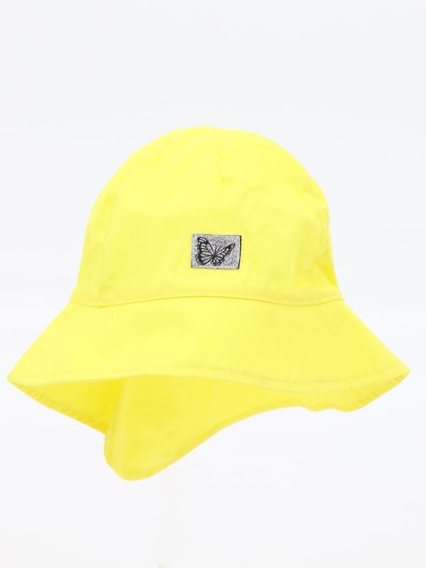 Yoclub Yoclub Kids's Girls' Summer Hat With Neck Protection CLE-0121G-3600