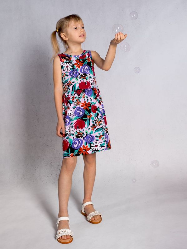 Yoclub Yoclub Kids's Sleeveless Summer Girls' Dress UDK-0011G-A100