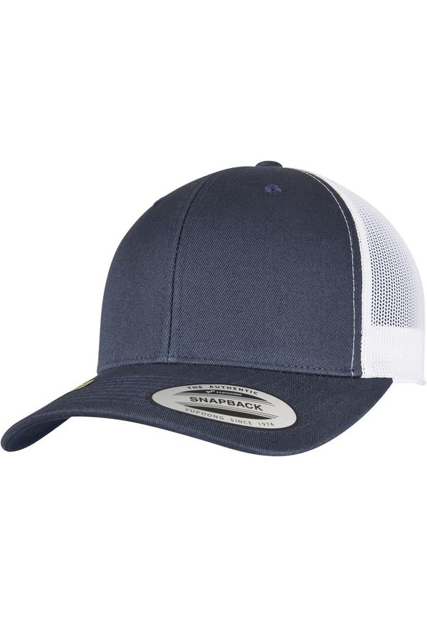 Flexfit YP CLASSICS RECYCLED RETRO TRUCKER CAP 2-TONE Navy/White