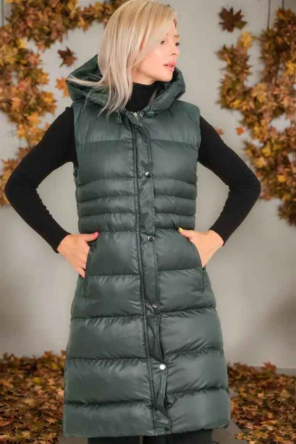 dewberry Z9757 DEWBERRY WOMEN'S VEST-GREEN