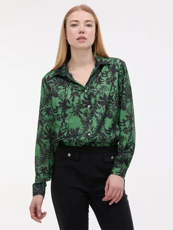 Orsay Zelena bluza s uzorkom ORSAY