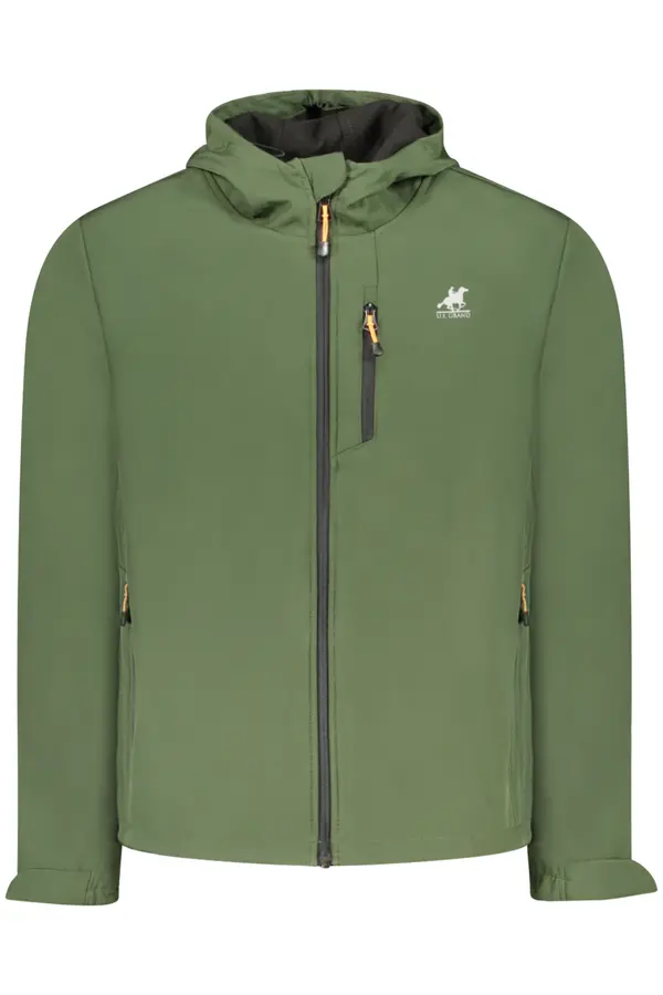 U.S. GRAND Zelena softshell jakna s kapuljačom