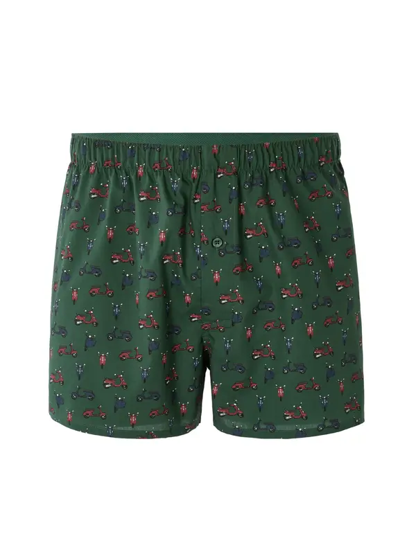 Celio Zelene bokserice s motivom skutera