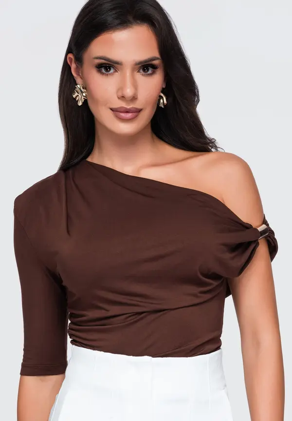 Ombre Ženska asimetrična ombre bluza