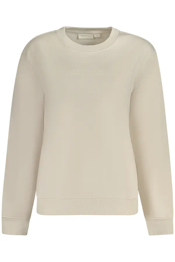 Calvin Klein Ženska bež majica s kapuljačom Calvin Klein