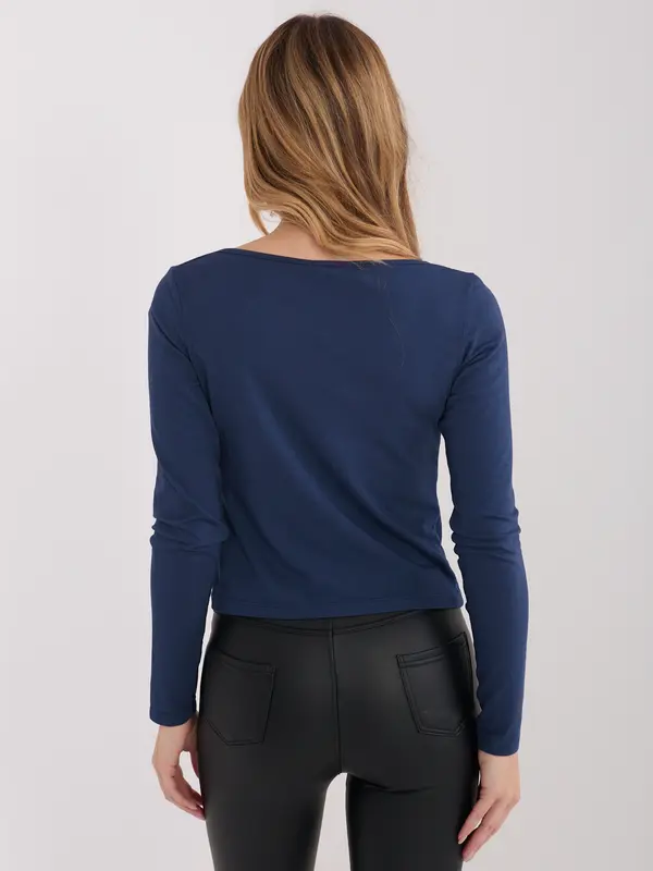 Factory Price Ženska bluza dugih rukava, tamnoplava
